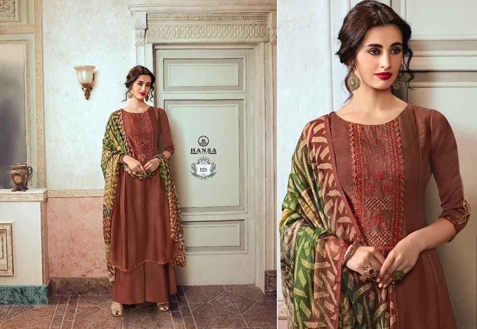 125 Hansa Embroided Straight Cut Designer Suit designer Suits Hansa 