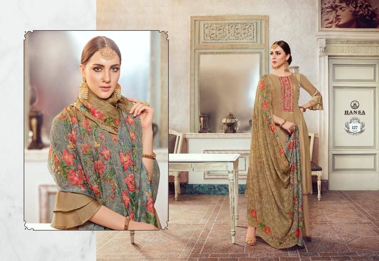 127 Hansa Embroided Straight Cut Designer Suit designer Suits Hansa 