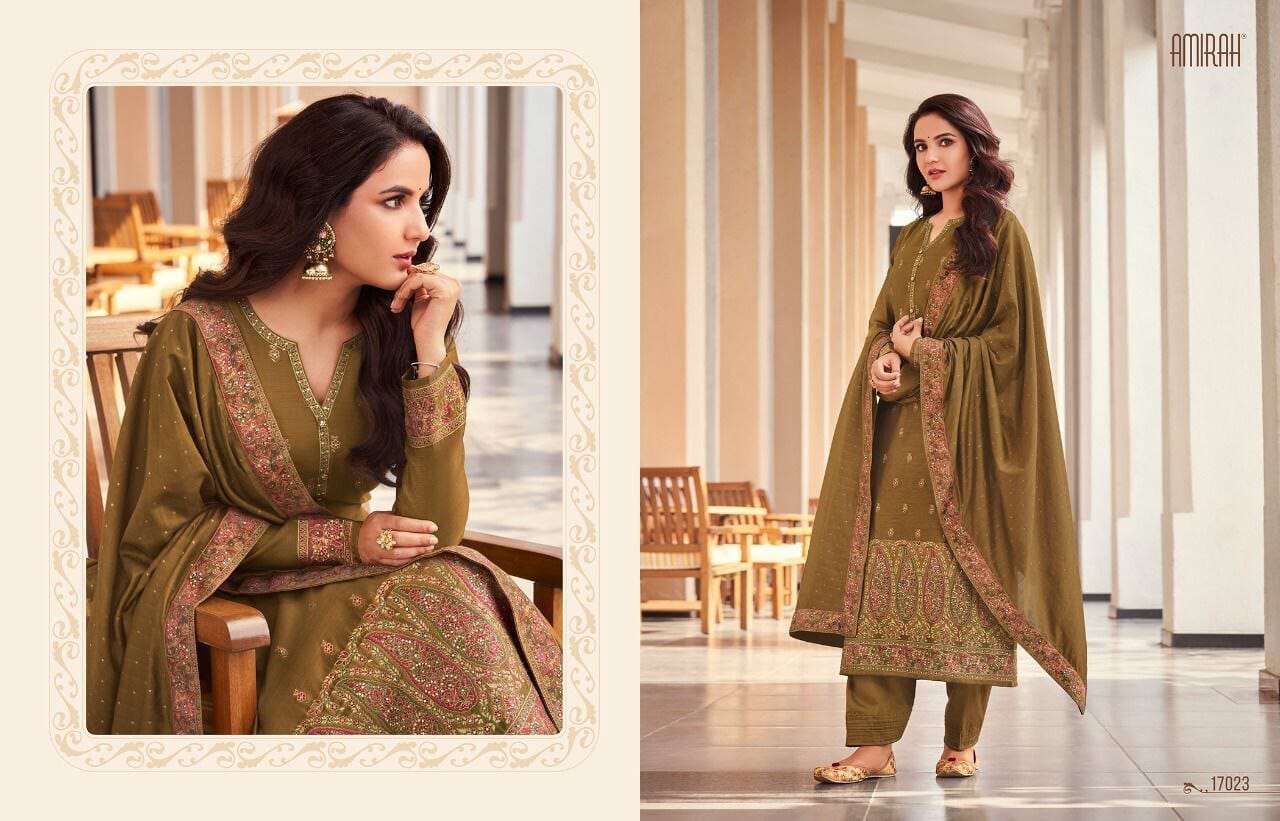 17023 Amirah Straight Cut Designer Suit designer suits Amirah 