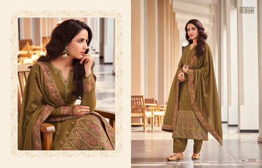 17023 Amirah Straight Cut Designer Suit designer suits Amirah 