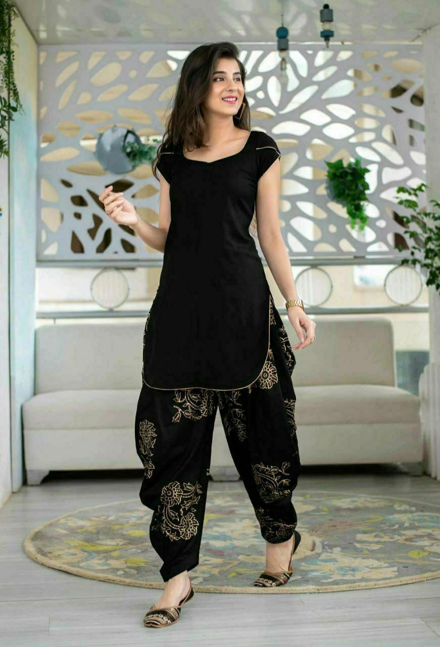 Rayon Sleeveless Kurti and Printed Plazzo Set Kurti and Pant Shopindiapparels.com 