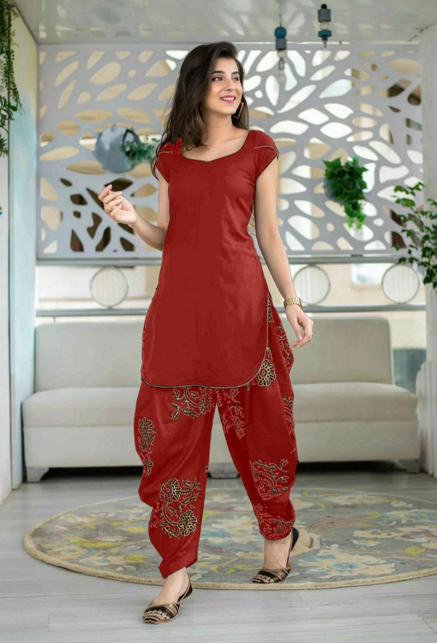 Rayon Sleeveless Kurti and Printed Plazzo Set Kurti and Pant Shopindiapparels.com 